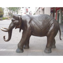 Handgemachte Metall-Handwerk Bronze Elefant Tier Skulptur